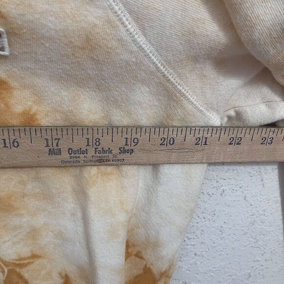 Billabong Womens Sun shrunk Sweatshirt Size Large Tie-Dye Cropped Long Sleeve - Picture 5 of 6